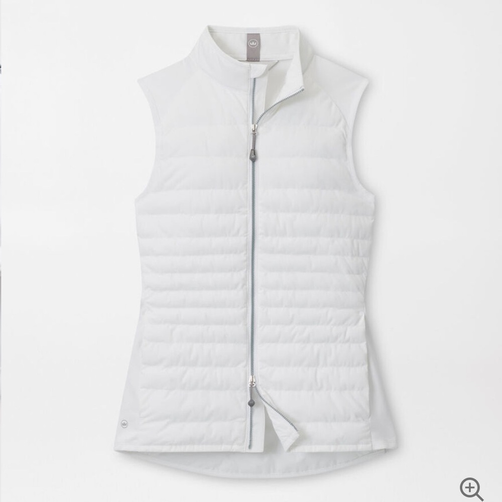 Peter millar White Puffer Vest
